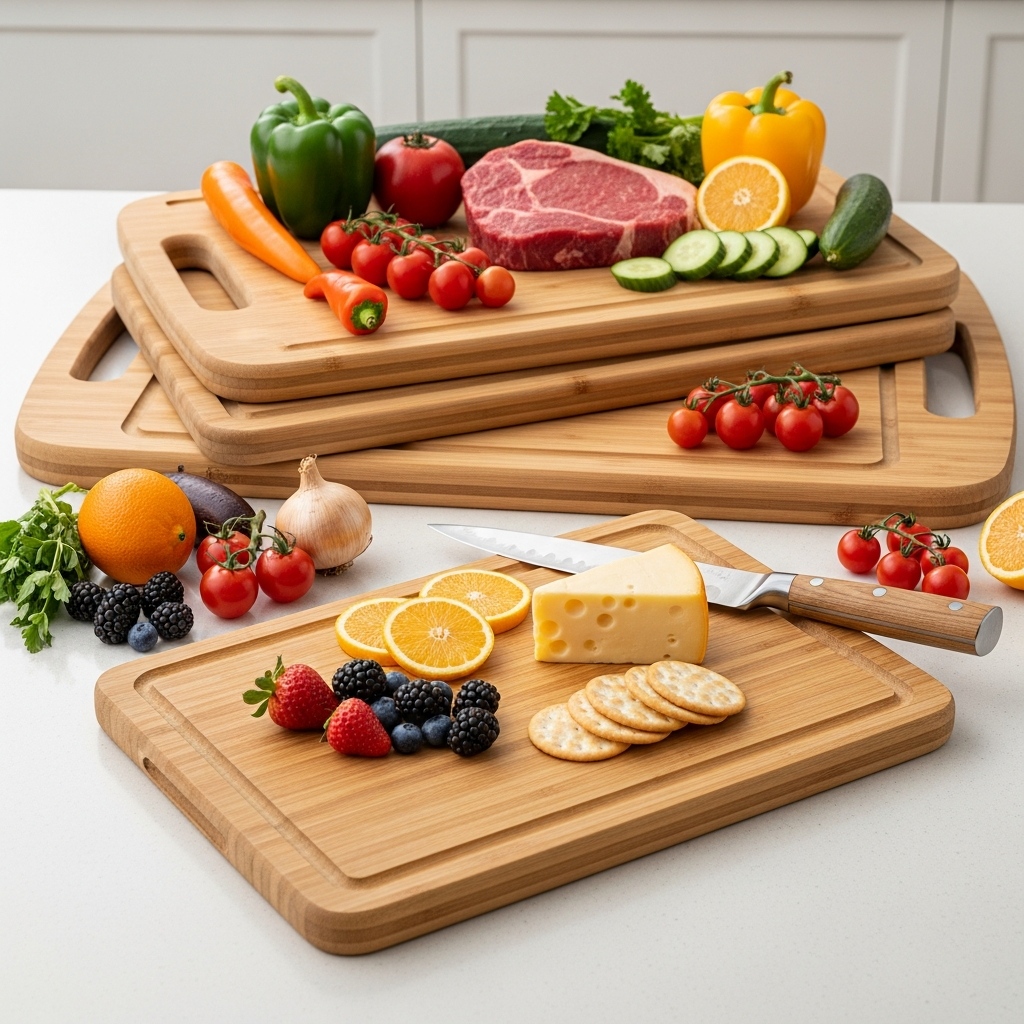 Bamboo Cutting Boards for Kitchen