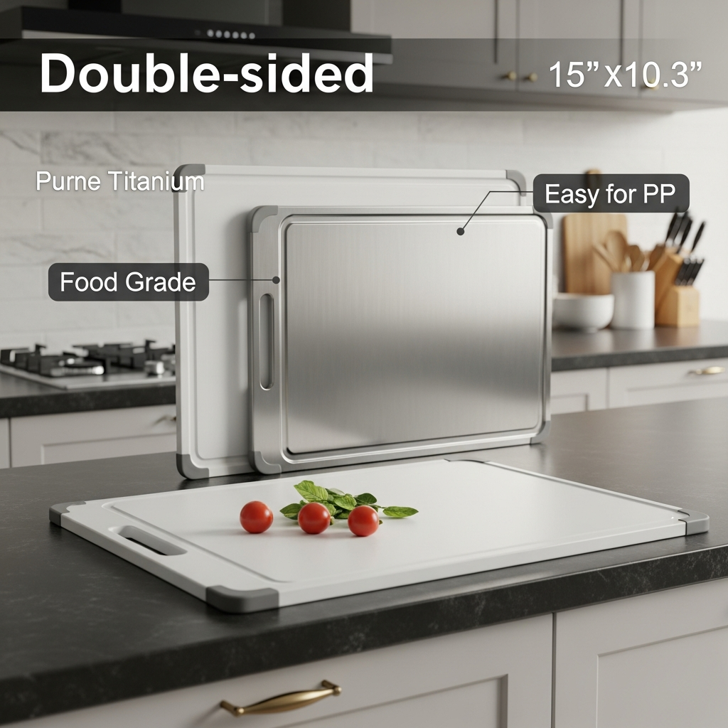 Titanium Cutting Board for Kitchen