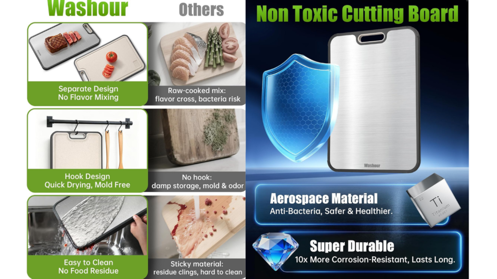 Titanium Cutting Boards for Kitchen