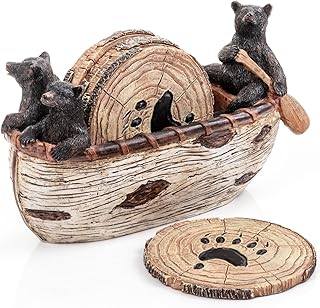 Cabin Obsession Bear Coasters