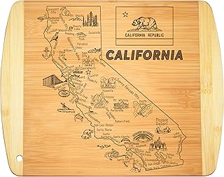 California State Map Cutting Board