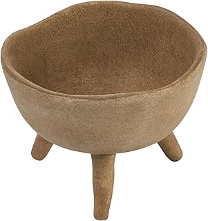 Creative Co-Op Boho Terracotta Footed Planter