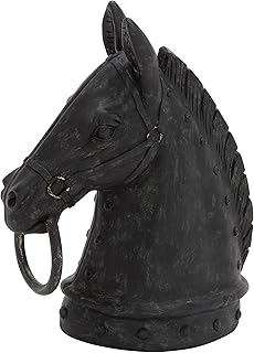 Deco 79 Polystone Horse Decorative Sculpture