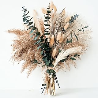Green Pampas Grass Boho Bouquet