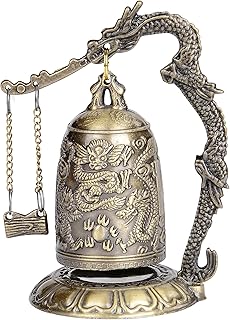 I-MART Asian Oriental Brass Gong Dragon