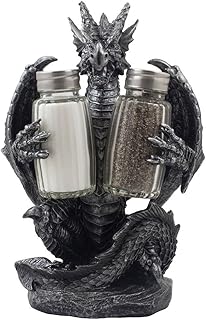 Mythical Dragon Salt Pepper Shaker Holder