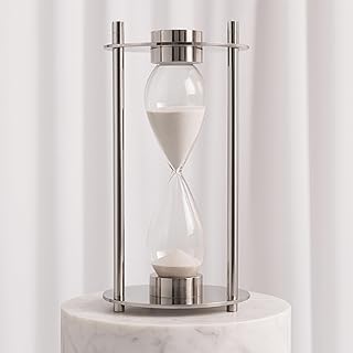 Perth Silver Hourglass Decorative Object Compass