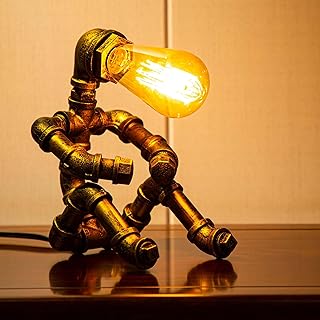Steampunk Table Lamp Vintage Industrial Metal