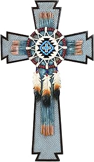 TALPGOD Dream Catcher Wall Cross Feather