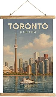 WREVERW Vintage Toronto Canada Wall Art