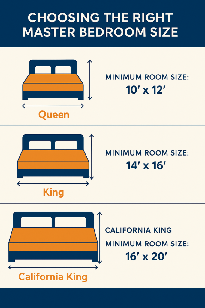 How Big Is A Master Bedroom Usually